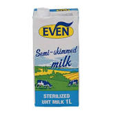 Even Lait Demi Ecrémé 1 L 